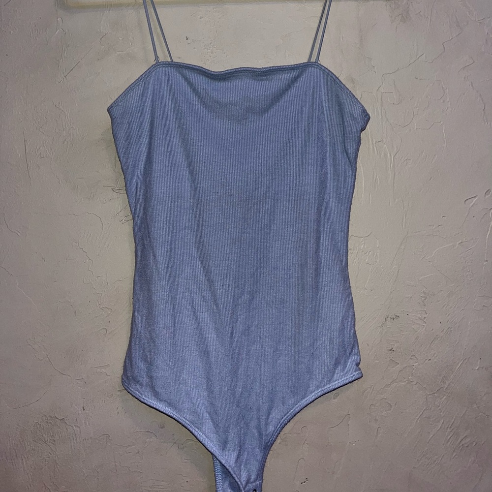 Hollister baby blue bodysuit